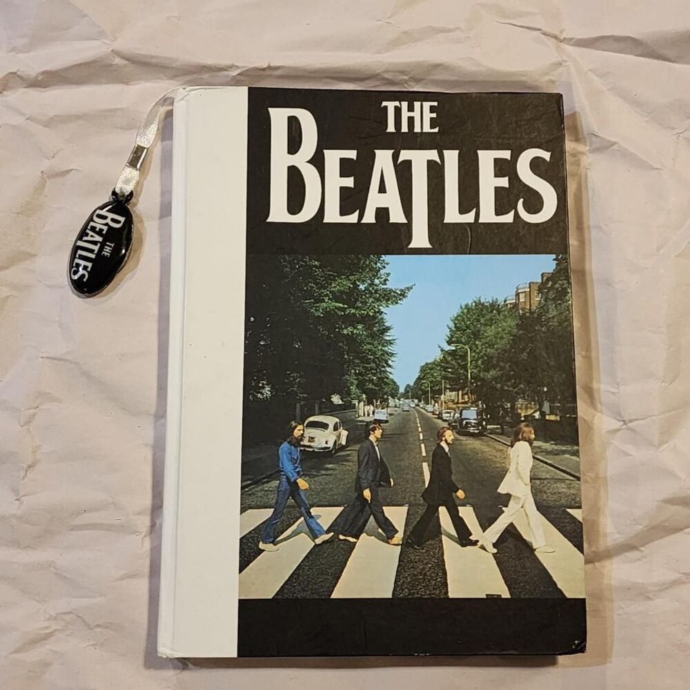 The Beatles notebook‎ lined paper attached bookmark